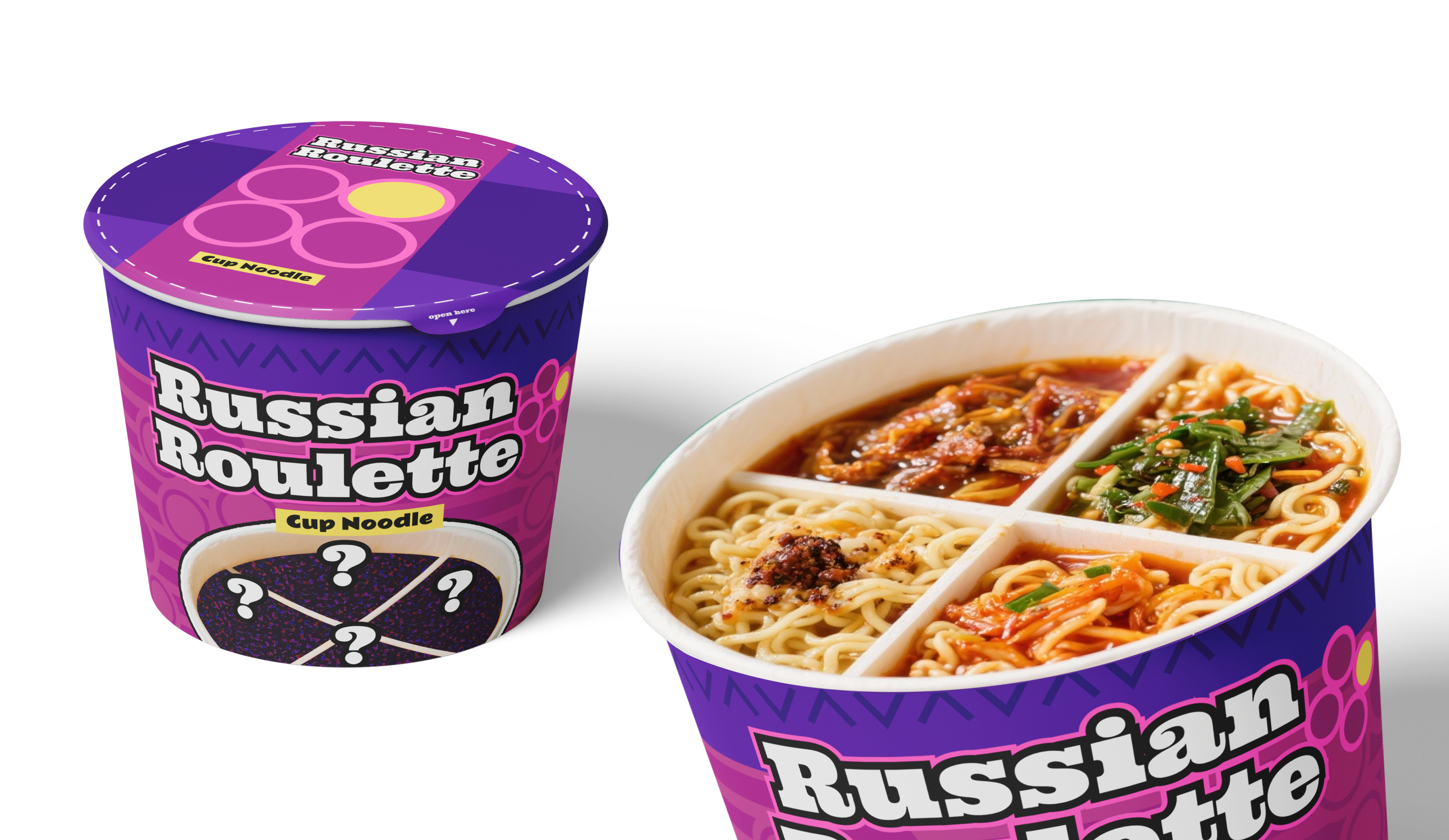 Russian Roulette Cup Noodle メイン商品